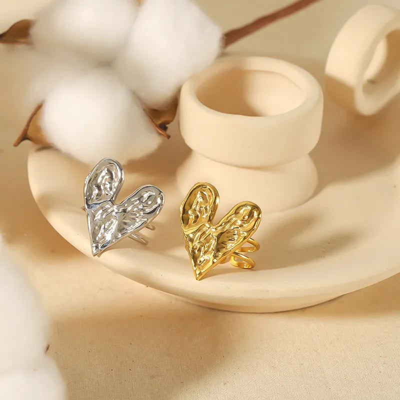 HEART GOLDEN RING FOR WOMEN