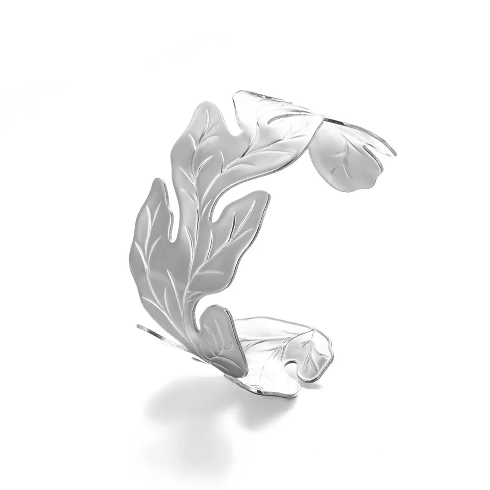 FLOWER CUFF BRACELET BANGLE FOR WOMEN