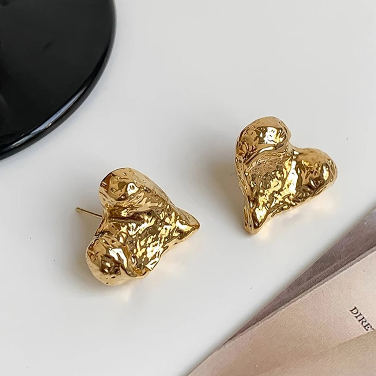 EARRING STUD HEART FOR WOMEN