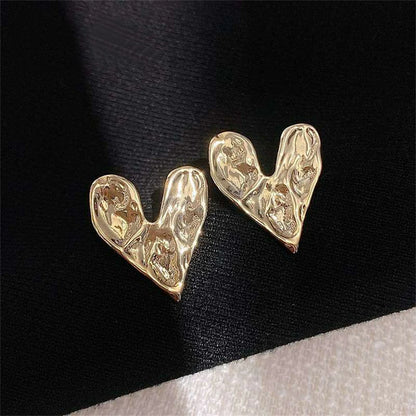 EARRING STUD HEART FOR WOMEN