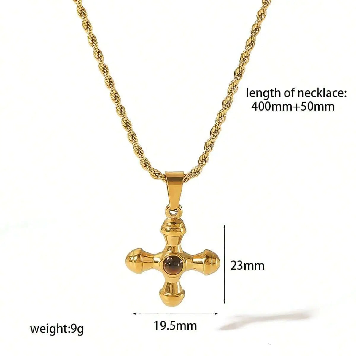 MINIMALISTIC CROSS PENDANT NECKLACE FOR WOMEN