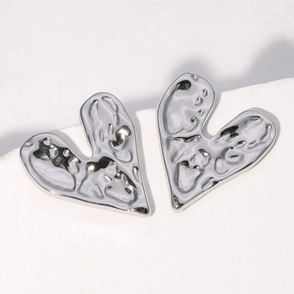 EARRING STUD HEART FOR WOMEN