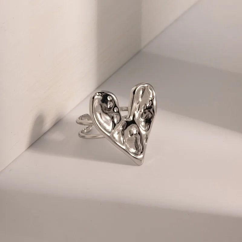 HEART GOLDEN RING FOR WOMEN